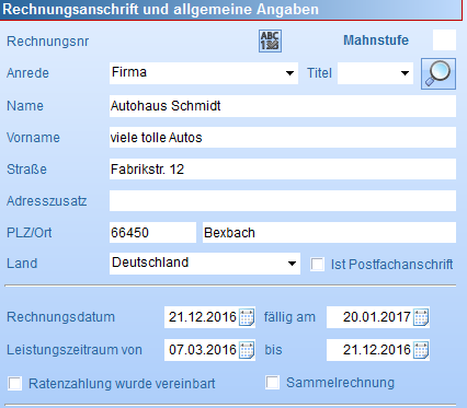 9. Stammdaten