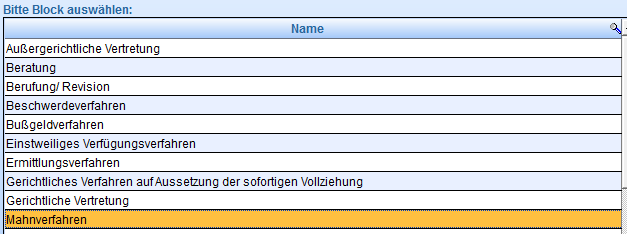 4. Tabelle mit Blöcken 