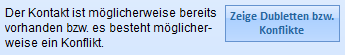 7. Dubletten bzw. Konflikte