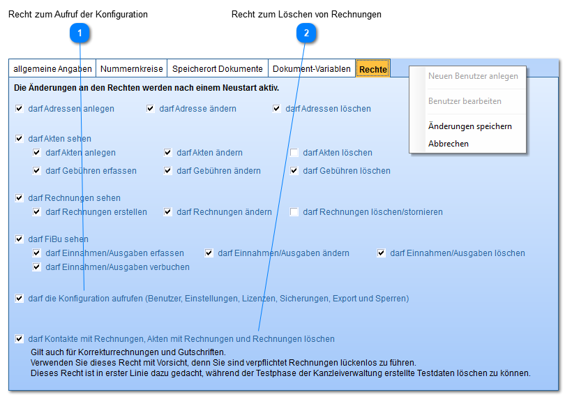 Reiter Rechte
