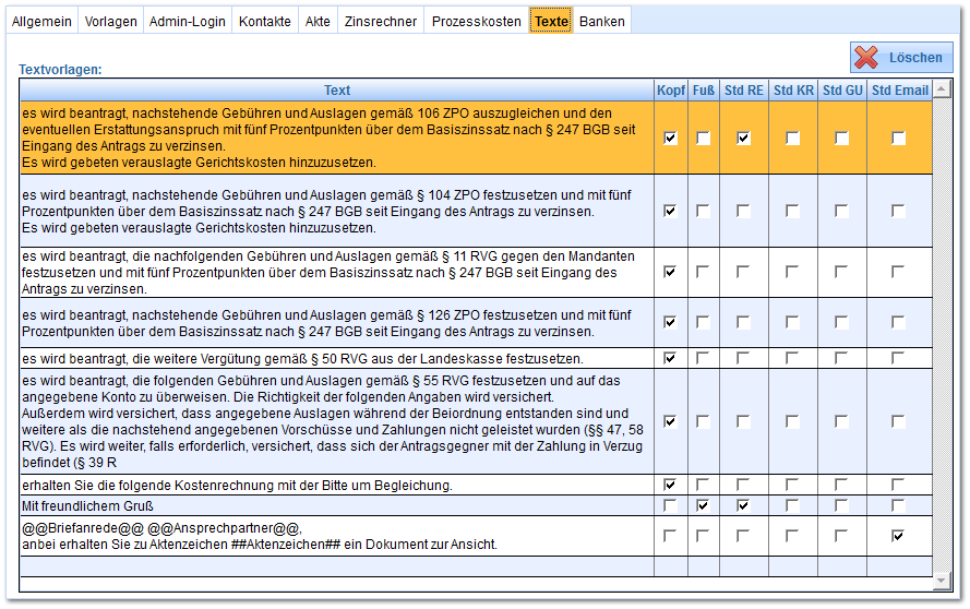 Reiter Texte